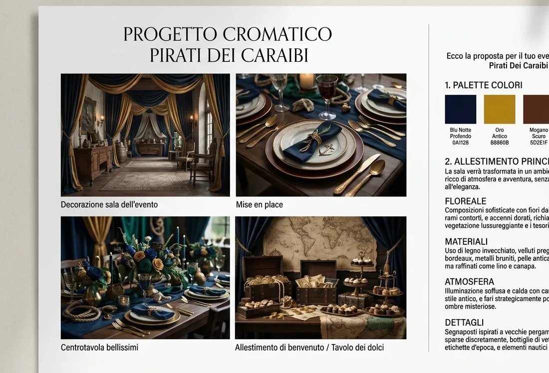Moodboard generata con Armony IA